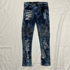 Blue seven ladies acid wash straight jeans size 15 (NWT)
